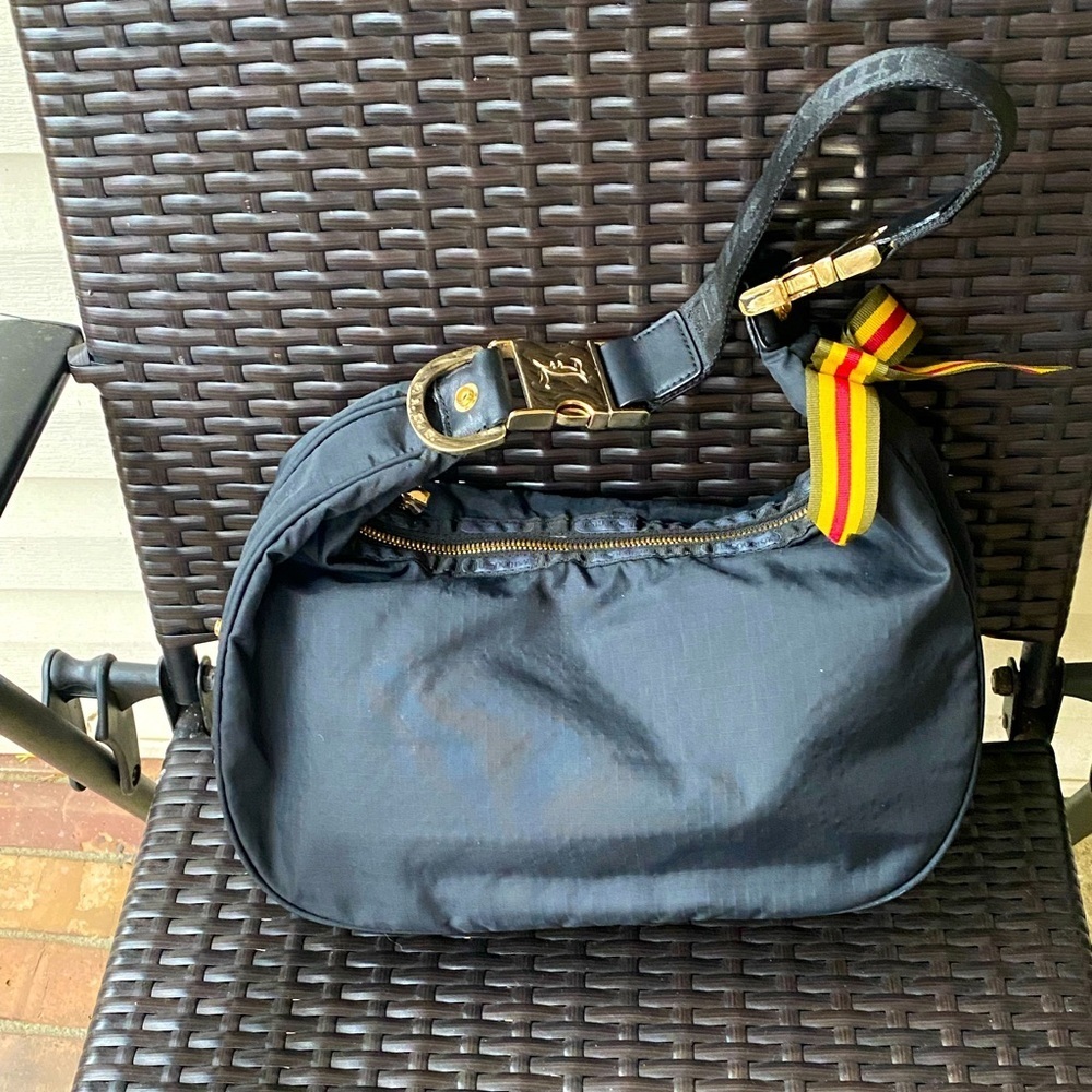 Lesportsac + L.A.M.B. By Gwen Stefani Rasta Hobo Bag, Y2K RARE - Picture 1 of 12